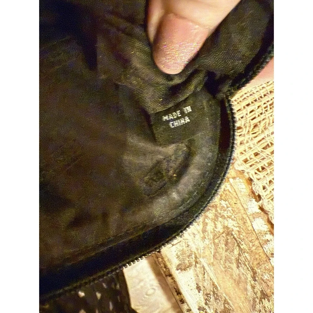 Coach Classic Vintage Dome Black‎  Leather Legacy Rare Zip Coin Purse Cosmetic
